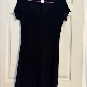 Express Black Fitted Short Sleeve Tee